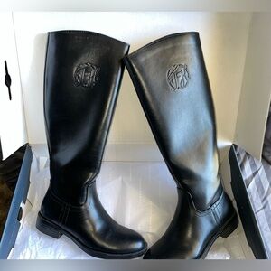 Tommy Hilfiger Women’s Rydings, Tall Black Boots, Size 6M NWT IN BOX